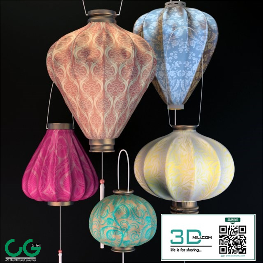 Silk Chinese lanterns